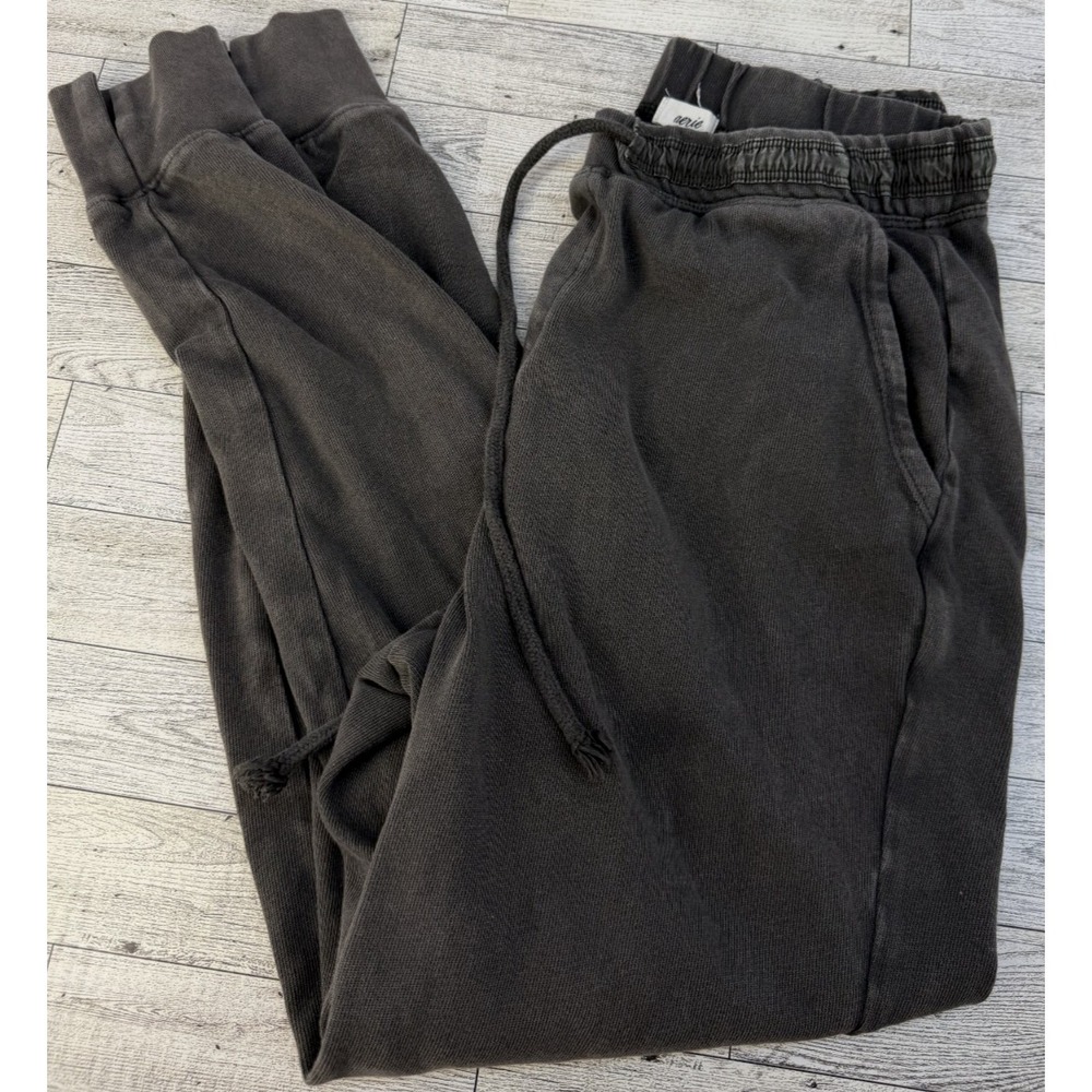 Aerie Charcoal Jogger Lightweight Sweat Pants Loungewear High Rise Size XS